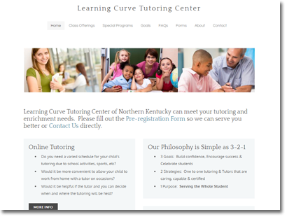 Learning Curve Tutoring Center -  lange digital portfolio